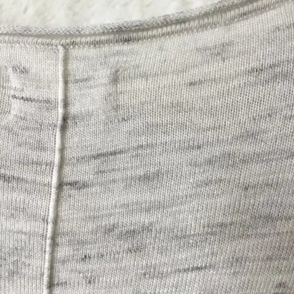 Lou & Grey Light Gray Ribside Boatneck Sweater Top - Picture 12 of 16